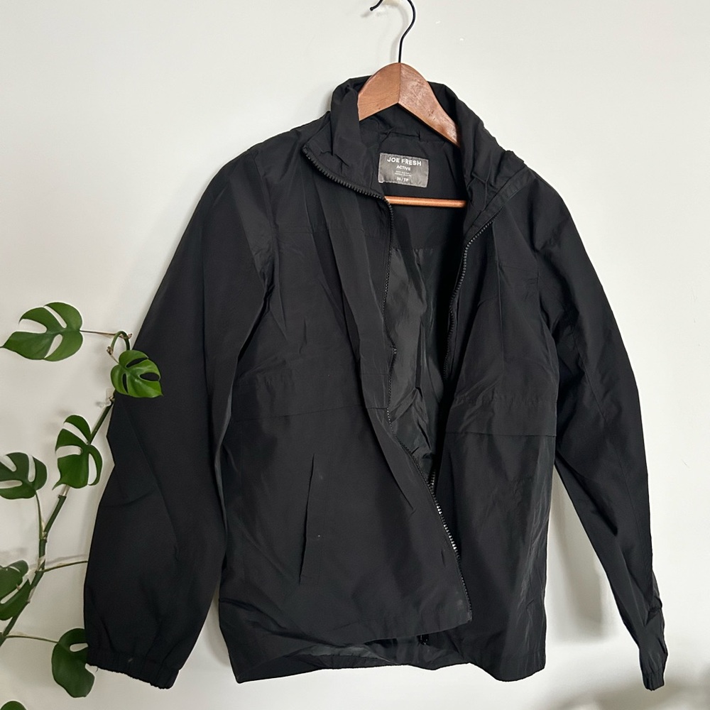 Womens Rain Black Jacket
